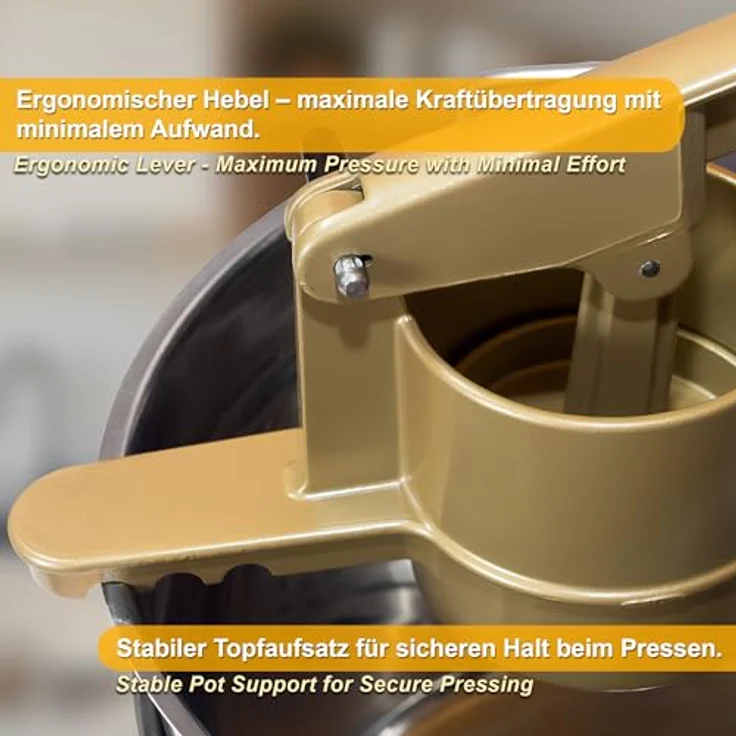 Goldspatz Spätzlepresse für runde Spätzle - Art.-Nr. 2190 – Bild 5