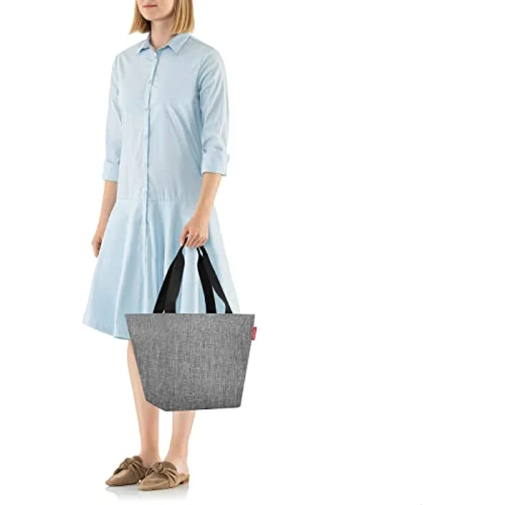 REISENTHEL® Shopper shopper M - 15 L Volumen Schultertasche, Einkaufstasche Strandtasche Damentasche, blau – Bild 2