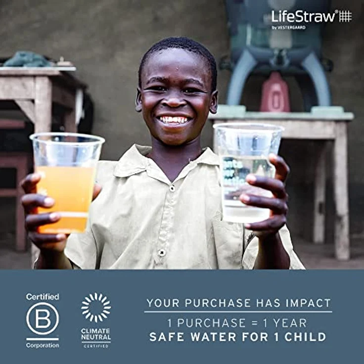 LifeStraw Personal Wasserfilter-Trinkhalm für Outdoor, Wandern in grün Grün – Bild 7