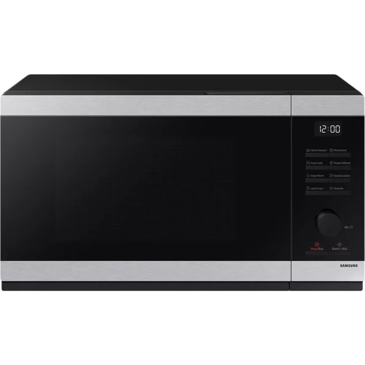 Samsung MS32DG4504ATE1, 32 l Solo-Mikrowelle mit Power Defrost und kratzfestem Keramik-Emaille Innenraum, 1000 W, elegantes Design