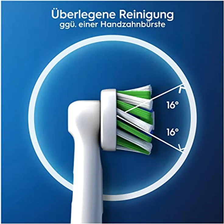 Oral-B CrossAction CleanMaximiser 10er Aufsteckbürste, weiß – Bild 3