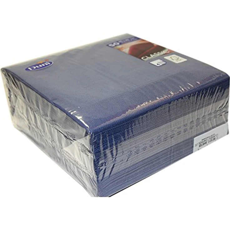 Duni 50 Zelltuch Servietten 4-Lagig Klassik Dunkelblau 40cm x 40cm – Bild 2