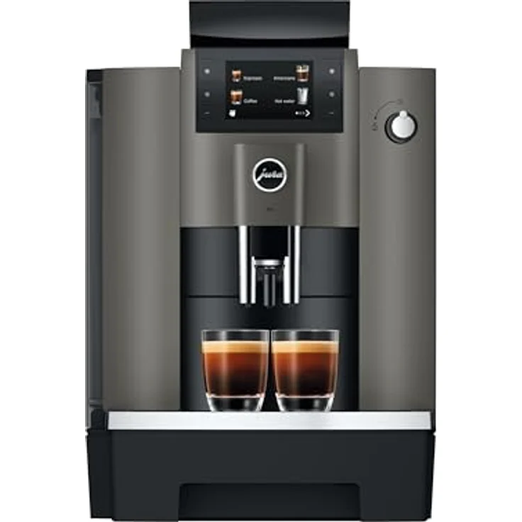 Jura W4 Dark Inox (EA) (15542) Kaffeevollautomat, 3-Liter Wassertank, 500g Bohnenbehälter, One-Touch-Funktion, MDB-fähig – Bild 1