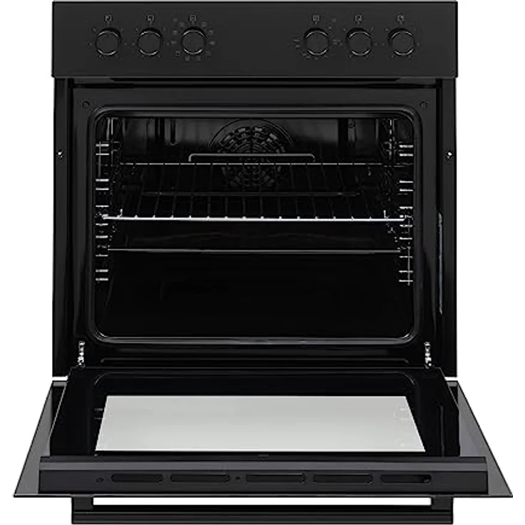 Telefunken ECH65A-B2 Einbauherd-Set, Elektro-Herd-Kochfeld-Kombination mit 4-Zonen Glaskeramik-Kochfeld, 65 Liter Backofen mit Grill und Umluft, Edelstahl, 60 cm – Bild 4