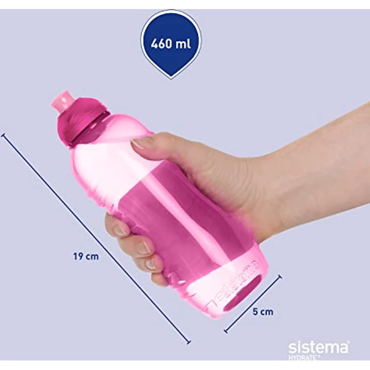 Sistema Twist 'n' Sip Trinkflasche ohne BPA, 460 ml, sortierte Farben – Bild 5