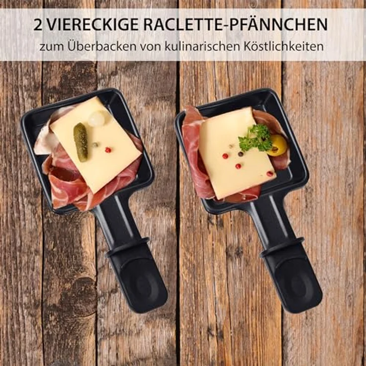 Syntrox RAC-350W Raclette-Grill, Antihaftbeschichtet, 350 Watt – Bild 7