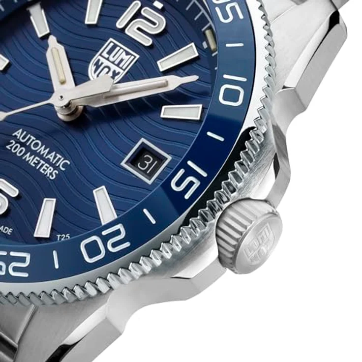 Luminox Pacific Diver Automatische Taucheruhr, 42 mm, Blau, Casual - Robuste Konstruktion, Selbstbetriebene Beleuchtung, Wasserdichtigkeit bis zu 200 Metern, Saphirglas, vielseitiges Design – Bild 5