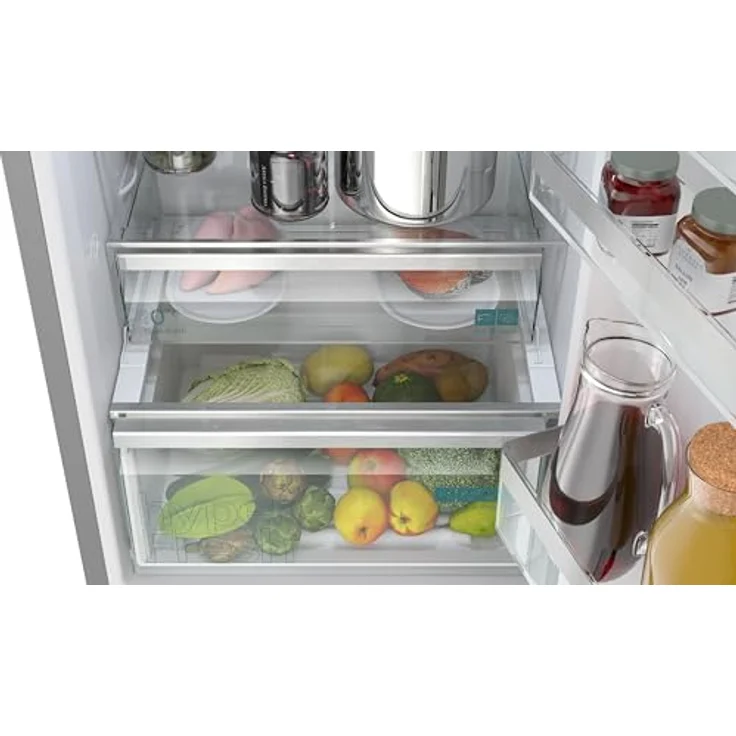 Siemens iQ300 KG36NVIBG, Kühl-Gefrierkombination mit 321 l, Energieeffizienzklasse B, Fresh Zone Fach, gebürsteter Stahl – Bild 9