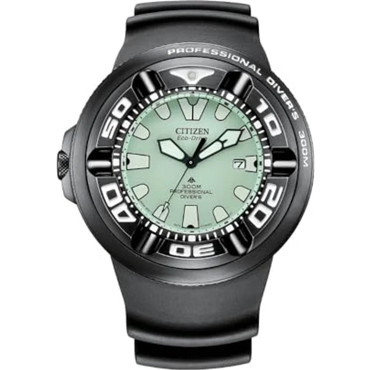 CITIZEN Diving Watch BJ8055-04X, Eco-Drive Solartechnologie, 30 ATM wassergeschützt, schwarz – Bild 1