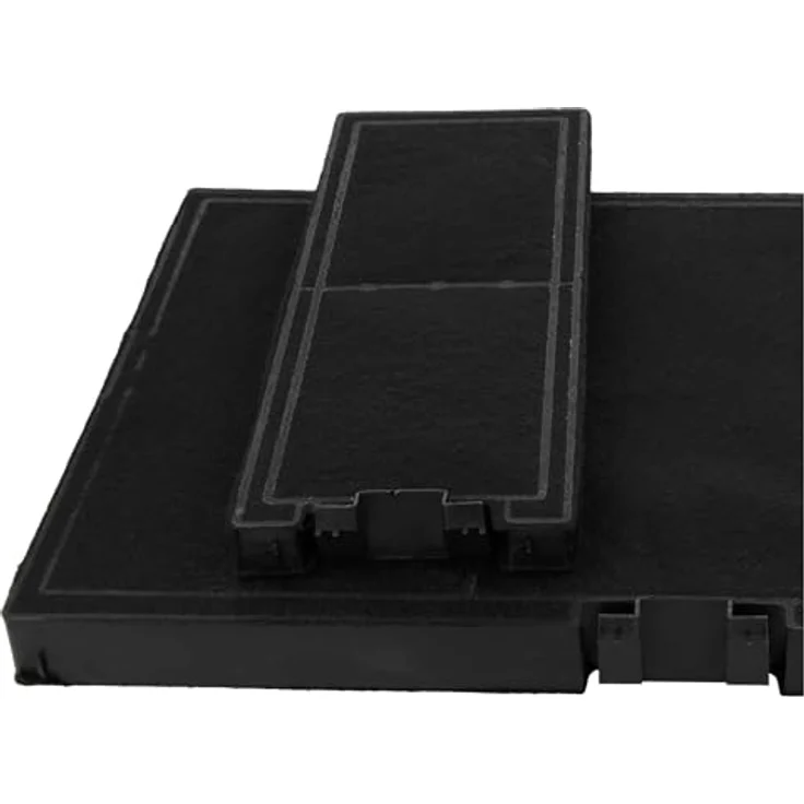 vhbw Filterset kompatibel mit Siemens LZ10AKT00, LC98KPP60S, LC98KPP60/02 Dunstabzugshaube - Aktivkohlefilter, Schwarz – Bild 5