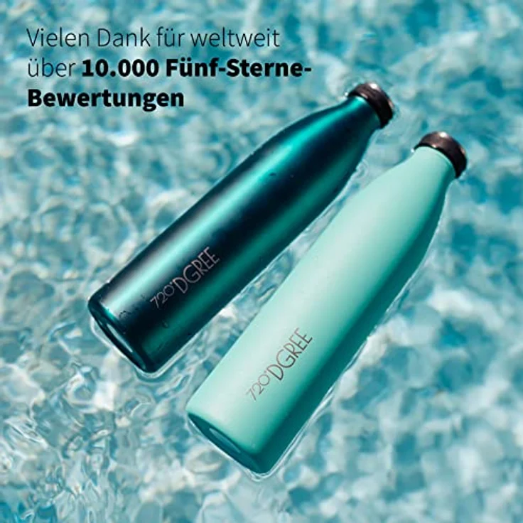 720°DGREE Edelstahl Trinkflasche “milkyBottle”, 750ml, BPA-Frei, Auslaufsicher, Kohlensäure geeignet, Thermosflasche für Sport, Uni, Schule, Outdoor und Camping – Bild 4
