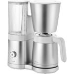 Zwilling ENFINIGY Filterkaffeemaschine, 1.25l Thermokanne, Boiler, Blooming & smarter Entkalkerfunktion, Edelstahl