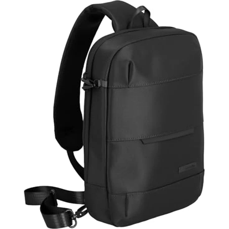 Travelite Workfloow Umhängetasche, 23 cm, schwarz, 100% Nylon, kompakt und funktional – Bild 2