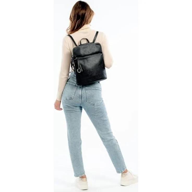 Suri Frey SFY Debby City Rucksack, 30 cm, blau, 100% Polyurethan, 29 cm x 11 cm x 30 cm – Bild 2
