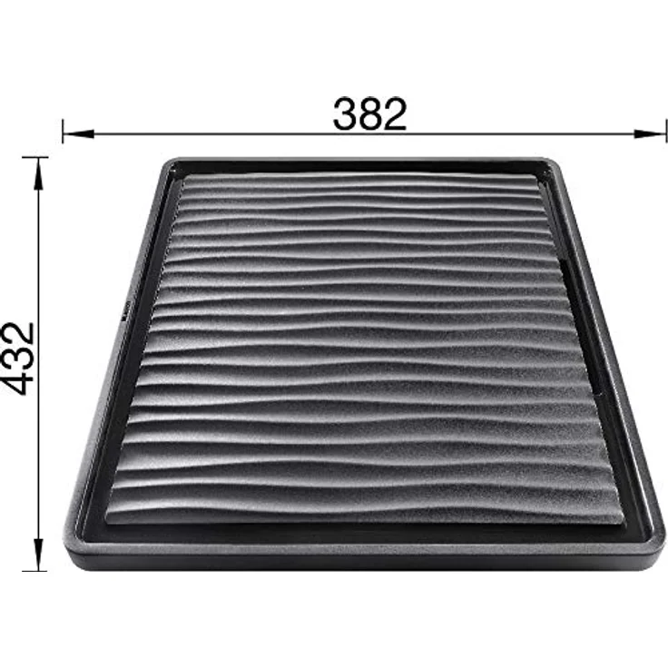 BLANCO Wellentropf | Aus wertigem Kunststoff schwarz / grau | 432 x 382 mm – Bild 3
