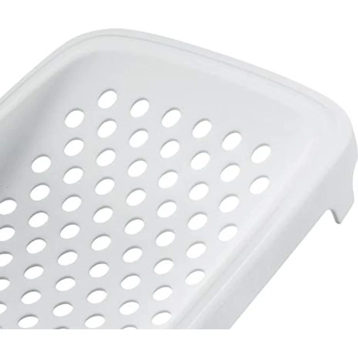 Westmark Spätzlereibe mit flexiblem Schaber, Kunststoff, Spatzl, Weiß-Grau, 61132270 – Bild 4