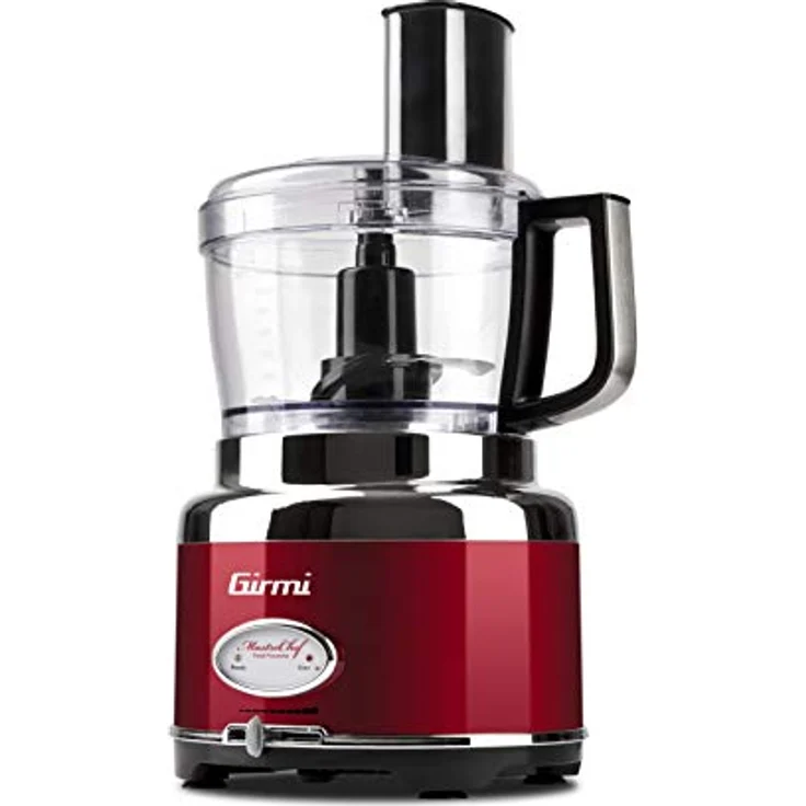 Girmi Rb9002 Multifunktions-Roboter, 600 W Leistung, 1200 cc Verarbeitungsschale, INOX Wendescheiben – Bild 1