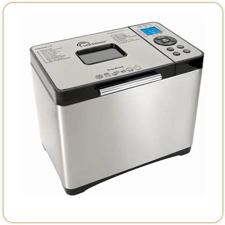Little Balance 8398 Easy Bread, Brotmaschine, Baguettes, 19 Programme, glutenfrei, Startzeitvorwahl, 650 W, alles Edelstahl
