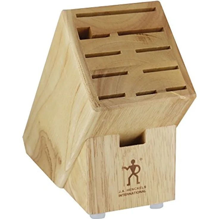 HENCKELS 35102-112 J.A International Hartholzblock Messerblock, Buchenholz, Hartholz