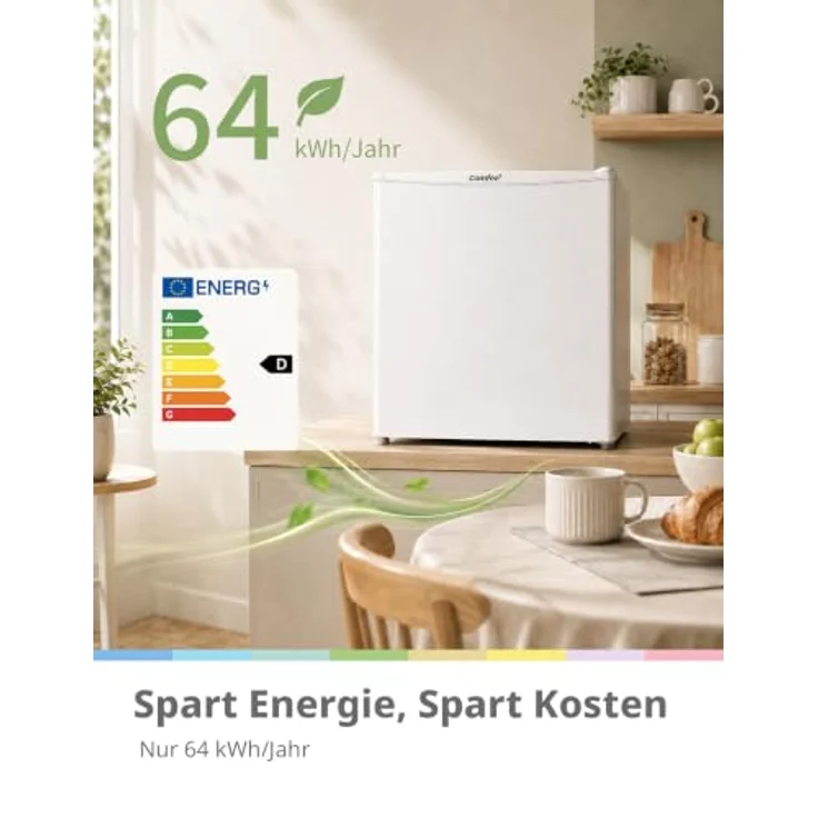 Comfee 43L Mini Kühlschrank, EEK D, 35 dB, Inverter-Kompressor, kompakt und leise – Bild 3