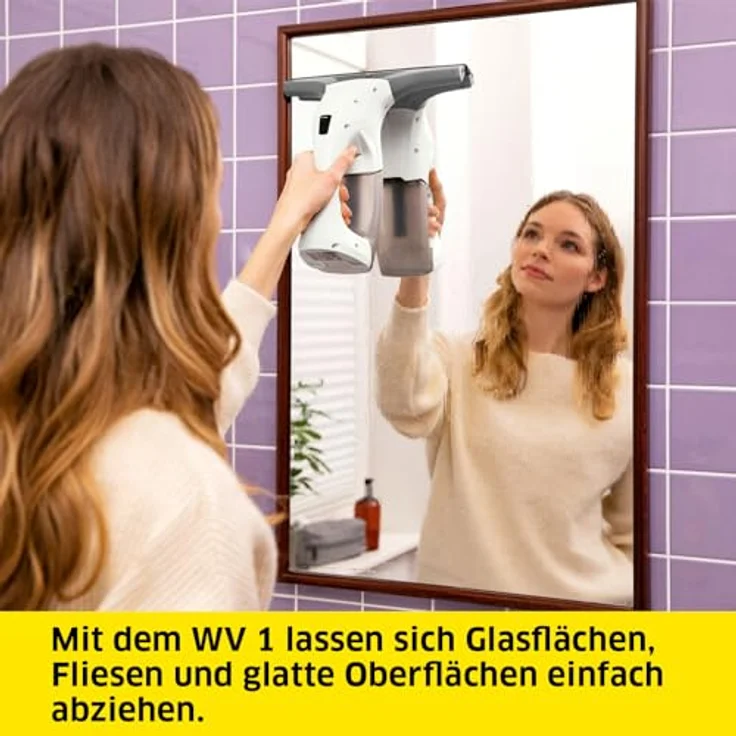 Kärcher WV 1 Plus, Fensterreiniger, Weiss – Bild 2