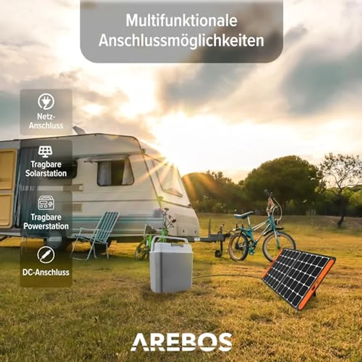 Arebos 20 Liter Kühlbox, thermo-elektrische Kühl- und Warmhaltebox mit ECO-Modus, 12/230 V für Auto und Steckdose, anthrazit – Bild 5