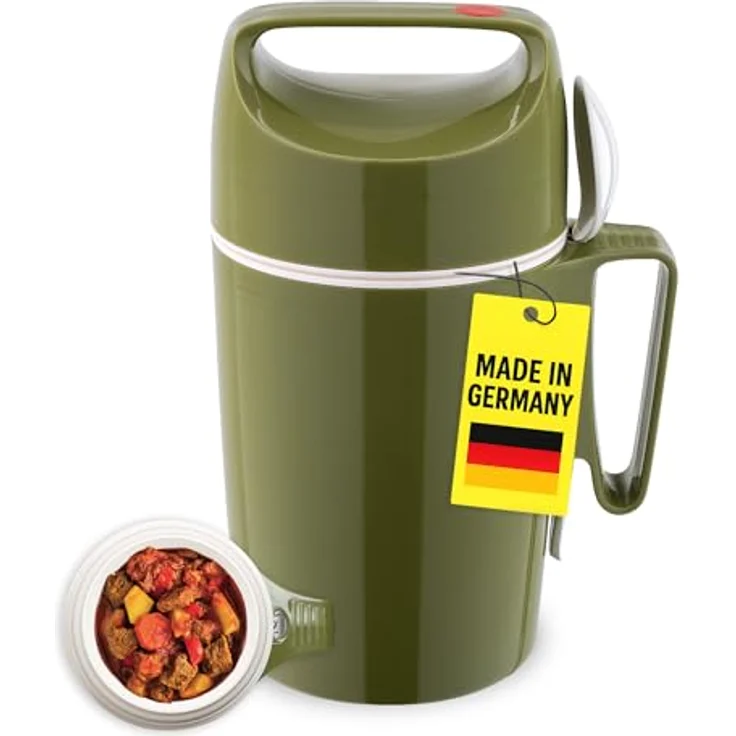 ROTPUNKT Speisegefäß 850 Dirk 0,85 l | BPA frei | Glaseinsatz | hochwertig | Olive – Bild 2