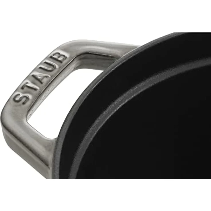 Staub Cocotte, oval, Induktionsgeeignet, Gusseisen, Graphitgrau, 37 cm, 1 Einheiten – Bild 3