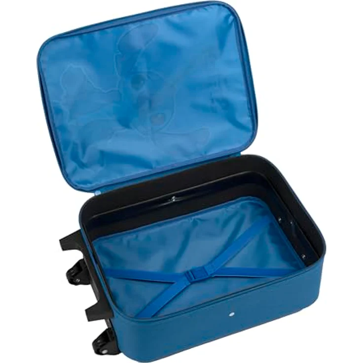 UNDERCOVER Kinderkoffer Trolley, Lilo & Stitch, 2 Rollen, 16 Liter Fassungsvermögen, blau – Bild 2