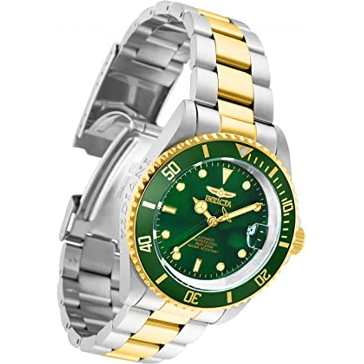Invicta Pro Diver Automatikuhr, Edelstahl Herren Armbanduhr mit grünem Zifferblatt, 40mm, 20 bar wasserdicht – Bild 2