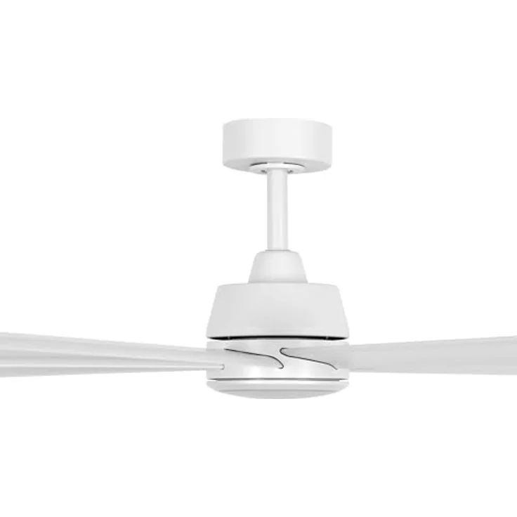 LUCCI AIR Atlanta II Deckenventilator, 183 cm Durchmesser, 7 Aluminium Flügel, leiser und sparsamer Motor mit 6 Geschwindigkeiten, Weiß – Bild 4