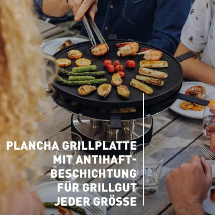 höfats CIRCLE 35, Tischgrill mit Bioethanol, Indoor & Outdoor, flexible Temperaturkontrolle, emaillierte Gusseisen-Grillplatte – Bild 6