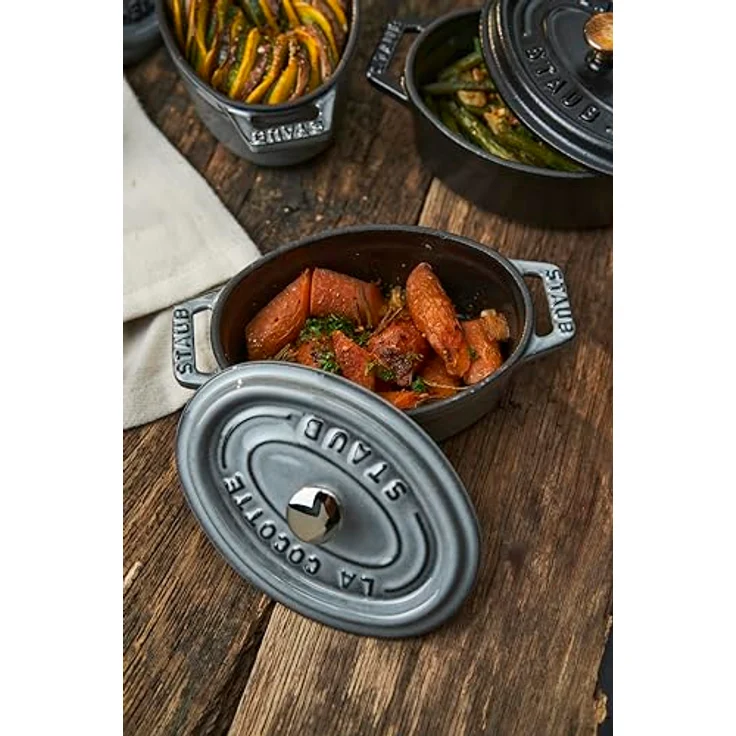 Staub 40500-116-0 Mini Cocotte, Gusseisen, grau, 11 cm – Bild 6