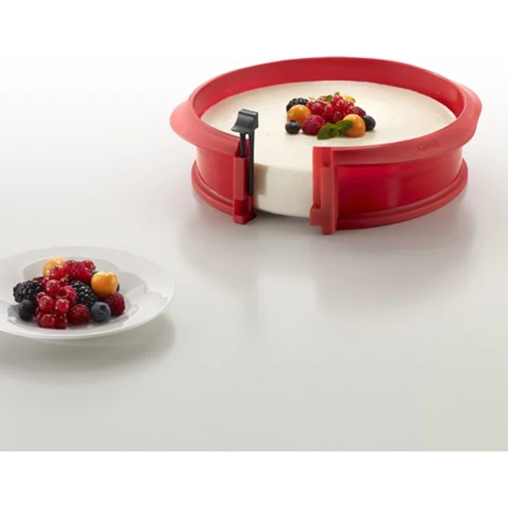 Lékué 2412323R01 Springform 23 cm rot mit Keramikboden – Bild 6