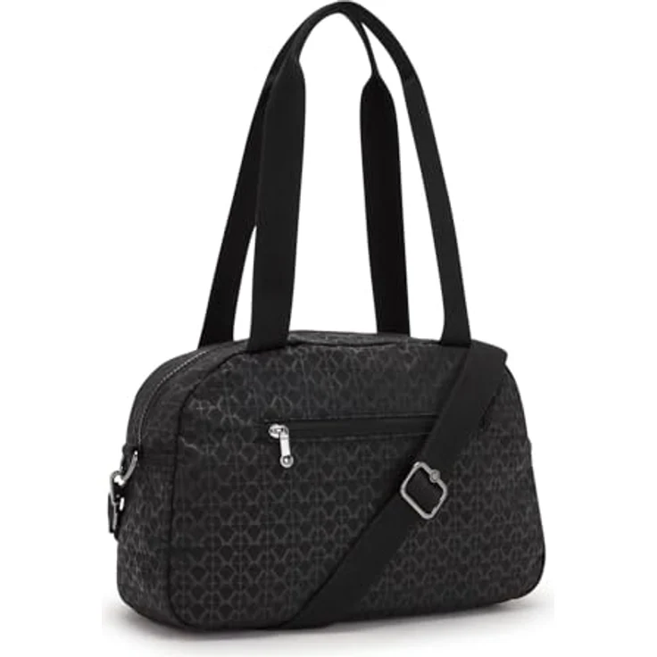 KIPLING Cool Defea Umhängetasche, sportive Schultertasche in Schwarz mit Zipperfächern und verstellbarem Schulterriemen – Bild 3