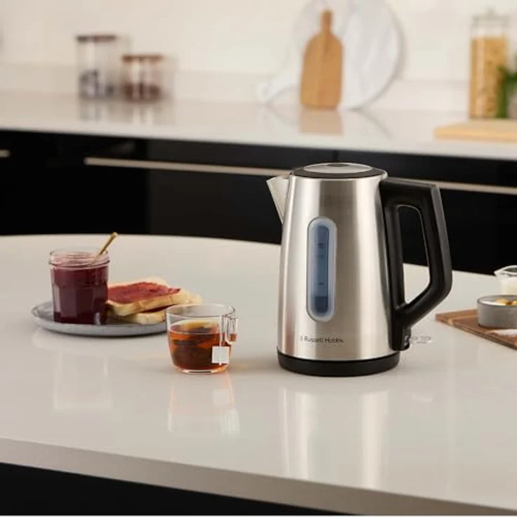 Russell Hobbs Heaton 27380-70, Wasserkocher mit 1,7l Kapazität und blau leuchtender Anzeige – Bild 2