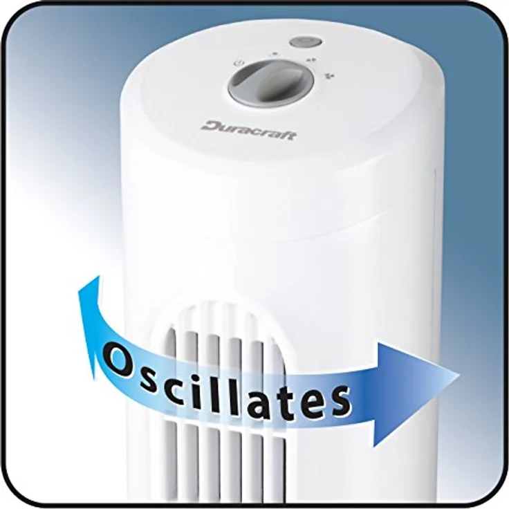 Duracraft DO1100E Oszillierender Turmventilator, 4 – Bild 2