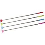 OUT Ausziehbarer Rückenkratzer, Edelstahl mit Kunststoff-Griff, bunt, 17,8 cm bis 61 cm ausziehbar