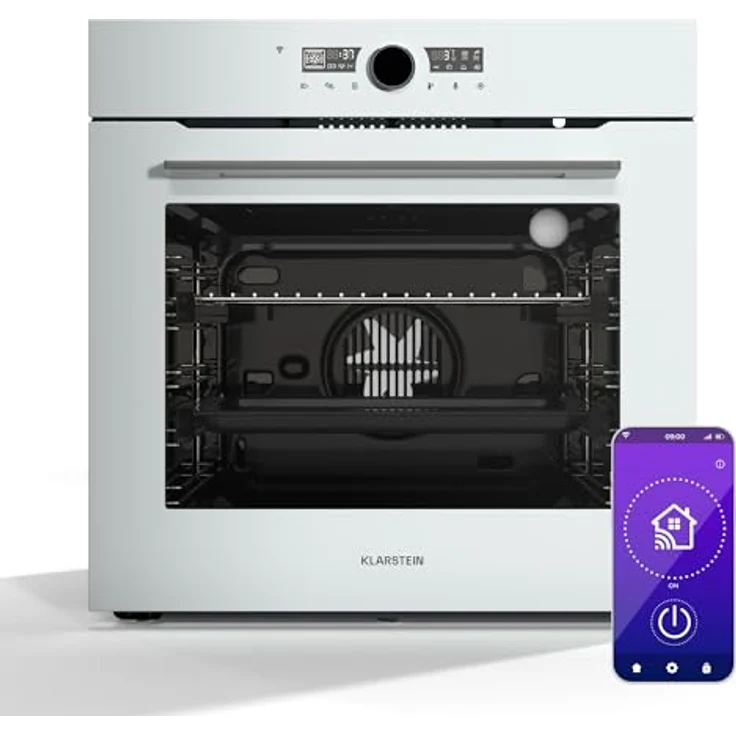 Klarstein Illuminosa Smart Einbaubackofen, 73 L, 11 Funktionen, WLAN-Steuerung, Energieeffizienz A+, Dreifach Verglaste Tür, 2800 W, Kindersicherung – Bild 1