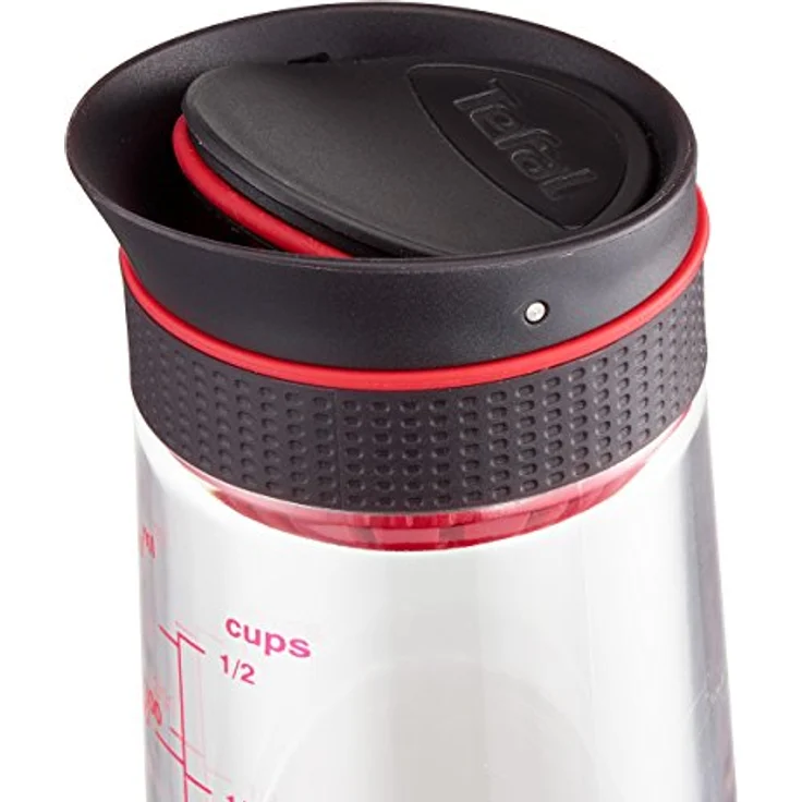 Tefal Ingenio K20730 Dressing Mixer 19 cm, Kunststoff-Silikon, schwarz-rot-transparent – Bild 5