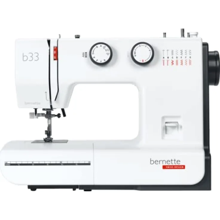 Bernette Nähmaschine Bernette b33, mechanisch, Swiss Design, inkl. 15 Stichen, weiß