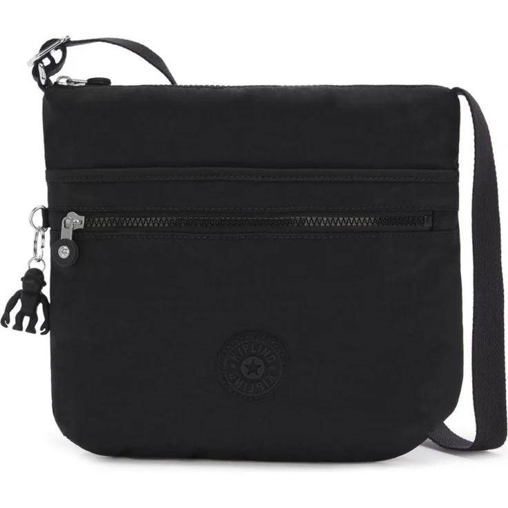 KIPLING Umhängetasche Kipling K19911 Arto M Schultertasche, Kipling-Affe, Ultra leicht & wasserabweisend, 6 Liter, Schwarz – Bild 1