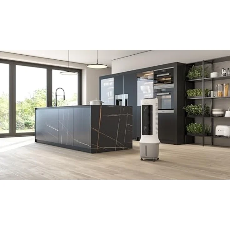 Olimpia Splendid Peler Tower 10, Tragbarer Verdunstungsluftkühler mit 2-in-1-Funktion, 10-Liter-Wassertank, 24 Geschwindigkeitsstufen und Fernbedienung – Bild 4