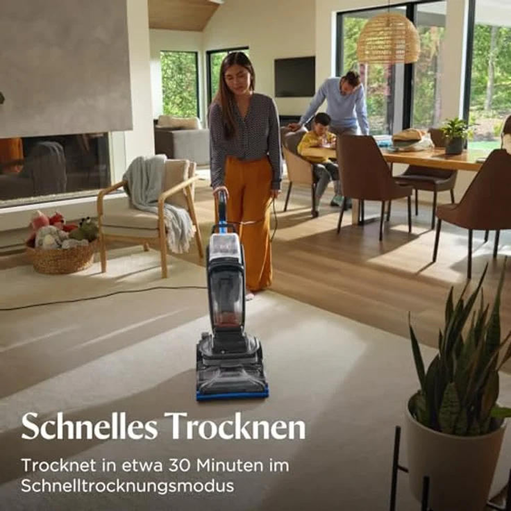 Bissell Revolution HydroSteam | Teppichreiniger mit Doppelreinigung | Entfernt Schmutz, Hartnäckige und Klebrige Flecken | Kabelbetrieben | Für Teppiche, Polster und Treppen | 77 dBa | 3670N – Bild 4