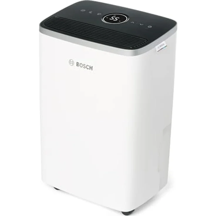 Bosch Dry 4000 - Luftentfeuchter für Ihr Zuhause, bis zu 16 Liter Feuchtigkeit pro Tag, ultra-leiser Betrieb, 2,5-Liter-Wassertank, mobil (schwarz) – Bild 1