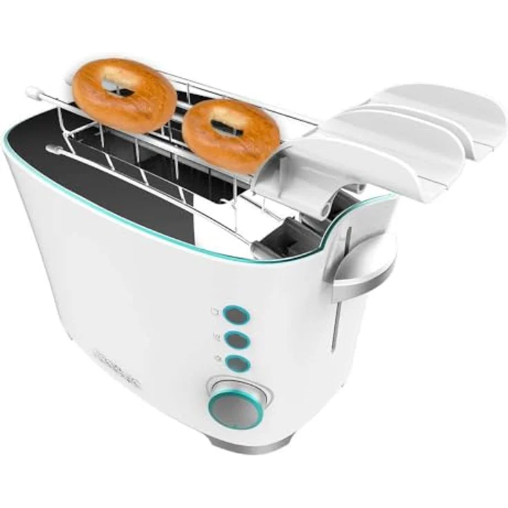 Cecotec Toast&Taste Double W, Vertikaler Toaster mit Doppelschlitz für 2, 650 W – Bild 2