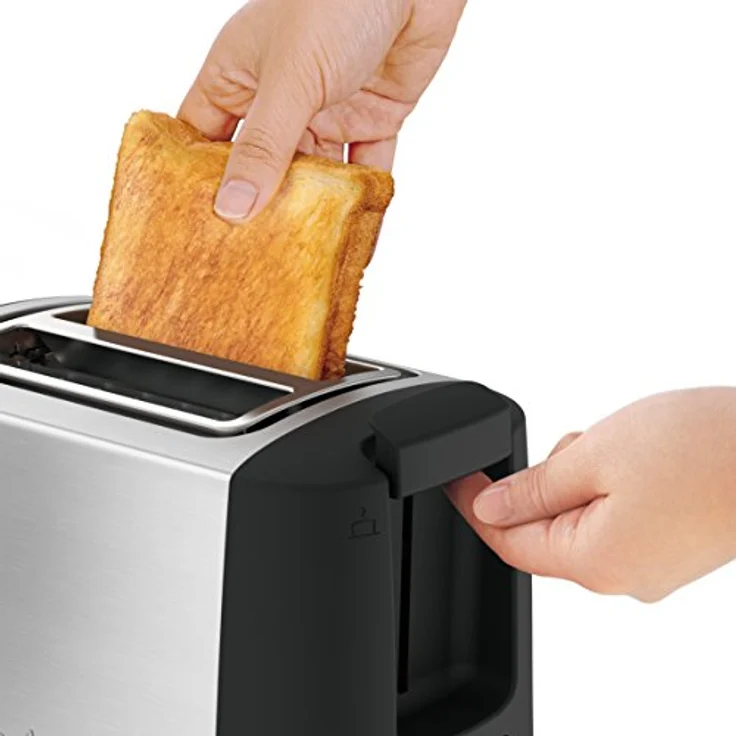 Tefal TT340830 2Scheibe - E 850 W Schwarz, Edelstahl Toaster – Bild 3
