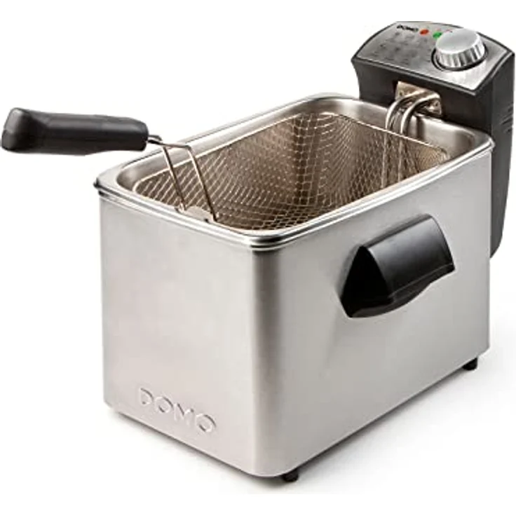 Domo Fritteuse DO458FR, 4 Liter Fassungsvermögen, Thermostat, 3000 Watt – Bild 6