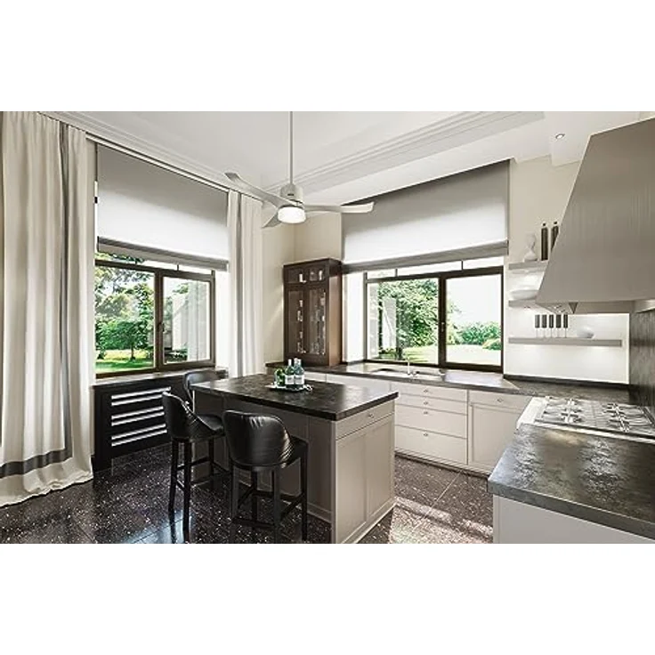 Deckenventilator Harmony Nickel Mit Licht & Fernbedienung – Bild 5