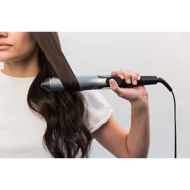Remington Lockenstab Pro Big Curl CI5538 mit Klemme, 38mm, antistatischer Keramik-Turmalin-Beschichtung, 8 Temperatureinstellungen, schwarz – Bild 4